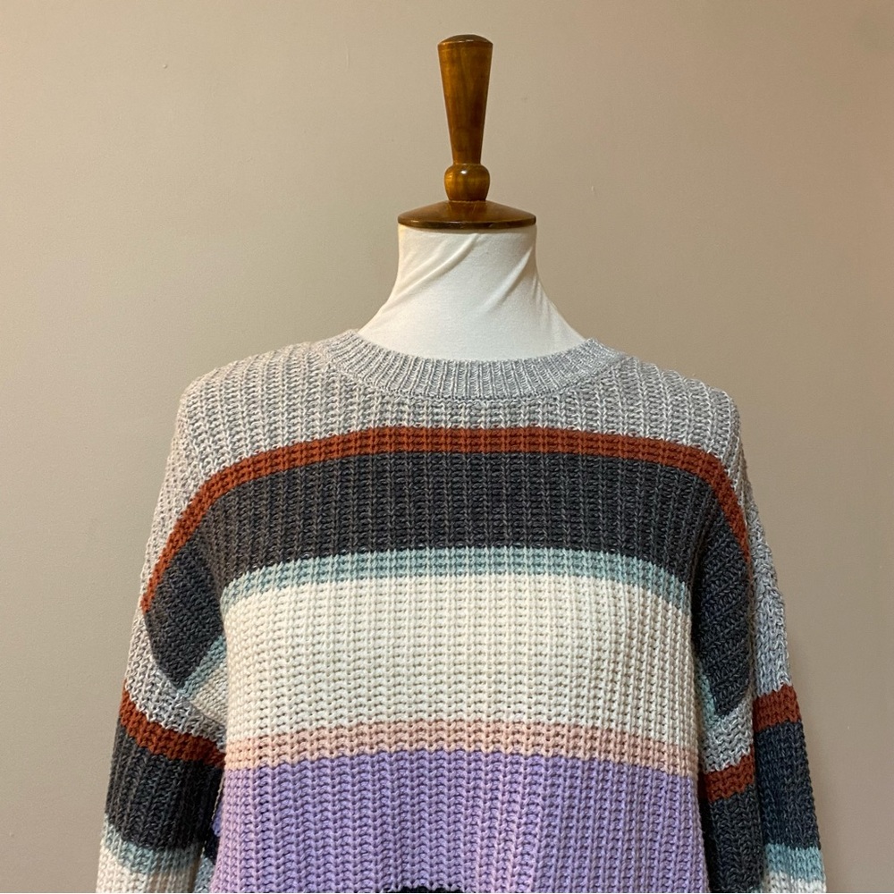 American Eagle Striped Knitted Sweater